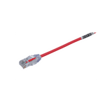 Cable de Parcheo TX6, UTP Cat6, Diámetro Reducido (28AWG), Color Rojo, 20 ft