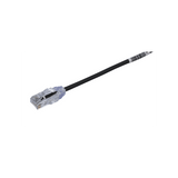 Cable de Parcheo UTP Cat6A, CM/LSZH, Diámetro Reducido (28AWG), Color Negro, 0.5 m.