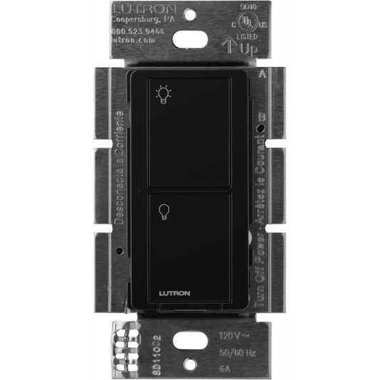 (Caseta Wireless) Interruptor Inteligente On/Off, No requiere cable neutro. 5A / 110-277V