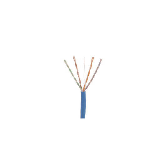 Bobina de Cable UTP 305 m. de Cobre, TX6000™ PanNet, Azul, Categoría 6 (24 AWG), CMP (Plenum), de 4 pares