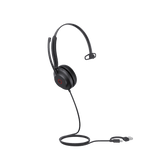 Diadema USB Yealink UH35 Mono Teams con Cancelación Activa de Ruido con 2 Micrófonos y Busylight Automático