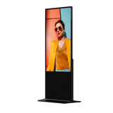 Pantalla de 55" 4K para Publicidad Digital / Base para Piso (Totem) / Gestión de Contenido y Control Centralizado