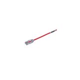Cable de Parcheo TX6, UTP Cat6, Diámetro Reducido (28AWG), Color Rojo, 0.5 m