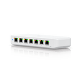 USW Ultra Switch de 8 Puertos GbE (7 Puertos PoE+ y 1 Puerto Entrada PoE++) con Opciones de Montaje Versátiles
