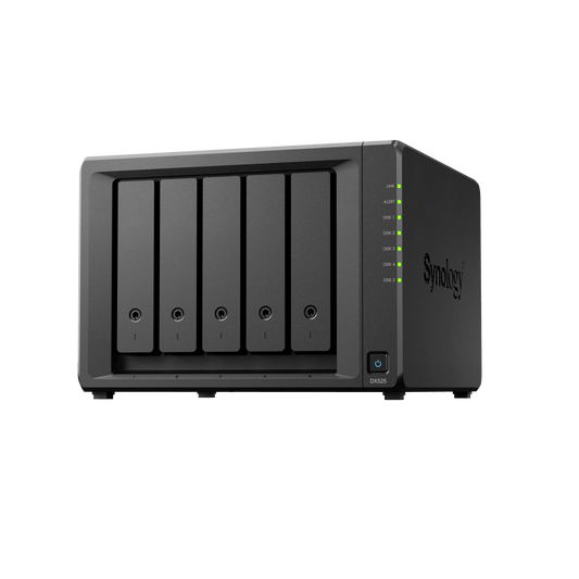 Unidad de Expansión DX525 | 5 Bahías para Unidades 3.5" y 2.5" | Intercambio en Caliente | Compatible con Synology DiskStation.