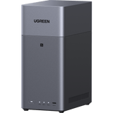 NAS UGREEN NASync DH2300 / Procesador RK3576 / 4GB u 8GB RAM / 32GB eMMC / 2 Bahías SATA / JBOD-Basic-RAID 0-RAID 1 / Puerto HDMI 4K / 1 GbE / USB 3.2 Gen 1 Type-C / Detección NFC