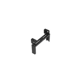 Rack de Distribución Aéreo de 2 Postes PanZone®, Rieles Roscados #12-24, de 4 UR, Color Negro