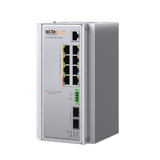 Switch Industrial Administrable Gigabit con 2 Puertos PoE bt + 6 Puertos PoE af/at o 24 V Pasivo + 2 SFP Gigabit, 240 W