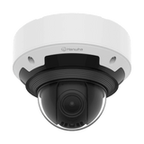 Cámara Domo Exterior Antivandálica AI 4MP / Sensor 1/1.8" CMOS / Zoom Varifocal Motorizado 2.0x (4.6-9.35mm) / WiseIR 30 mts / Inteligencia Artificial Avanzada / Detección Persona-Vehiculo-Matrícula / IP67-IP66-IP6K9K-IK11