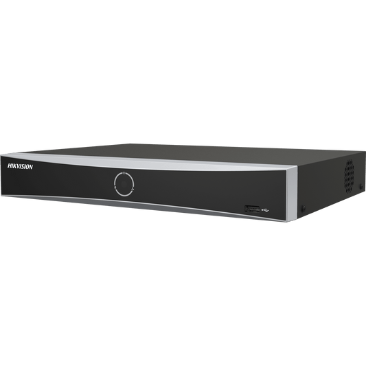 [Acusearch] NVR 12 Megapíxel (4K) / 8 canales IP / AcuSense (Evita Falsas Alarmas)  / Reconocimiento Facial / 1 Bahía de Disco Duro / HDMI en 4K / Sin Puertos PoE