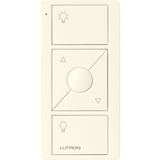 Control remoto PICO 3 botones encender/apagar, subir/bajar intensidad, color blanco, complemente con un atenuador Caseta, RA2, RadioRa2.