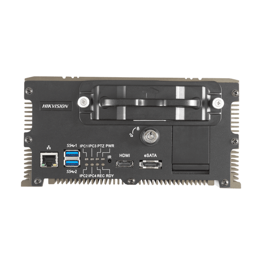 NVR Movil de 5 Canales de 2 Megapixel  / 2 Bahías de Dsco Duro de 2 TB / Soporta GPS