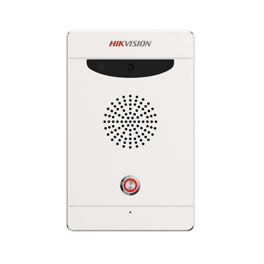 Panel de Alarma de Pánico con Video DS-PEA103-CK1-E1 / Cámara 2MP / Audio Bidireccional / Alarma de Manipulación / POE / IP65 / IK08 / Montaje en Pared o Empotrado