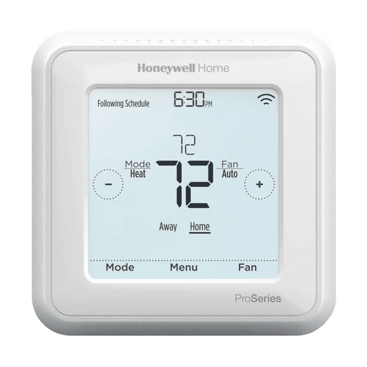 Termostato Programable T6 Pro Z-Wave® / Compatible con Sistemas de Bomba de Calor 3H/2C y Convencionales 2H/2C / Sensor Exterior / Z-Wave Plus Certificado / SmartStart / 5 Años de Garantía