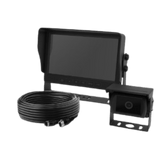Sistema Profesional de Cámara de Reversa y Monitor para Vehículos de Trabajo y Montacargas con inteligencia IA para la detección de peatones