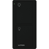 Control remoto PICO 2 botones encender/apagar, color negro, complemente con un switch on/off, Caseta, RA2, RadioRa2