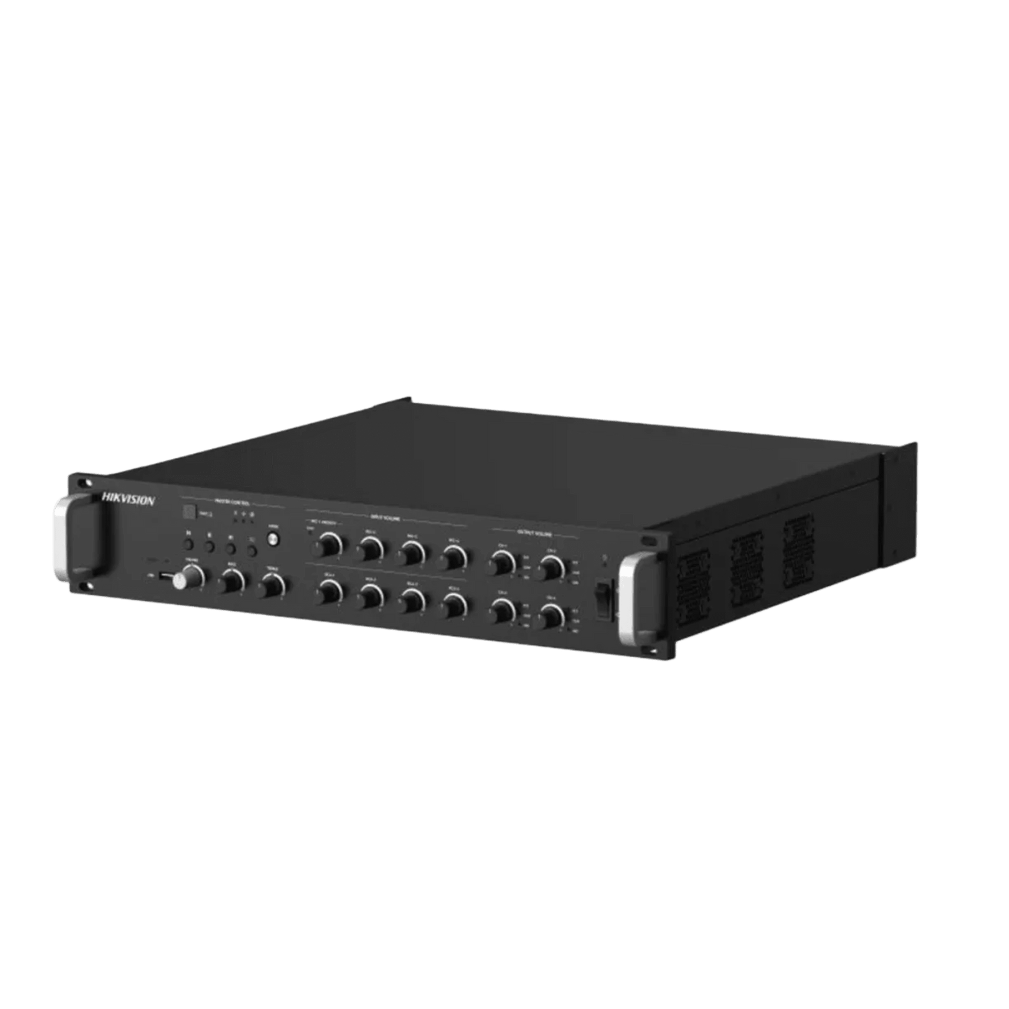 Amplificador de Red |  4 Zonas de 250W | 100V/70v | Calendarización de eventos | Biblioteca de Materiales de Audio | Entrada de Alarma | Hik-Connect /Hikcentral profesional