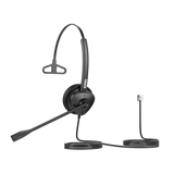 Diadema Monoaural con Audio HD y Brazo Ajustable de 260°, Conexión RJ9 y Sonido de Alta Definición