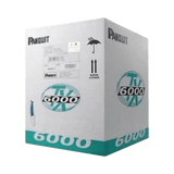 Bobina de Cable UTP 305 Metros (1000 Pies) de Cobre, TX6000? PanNet, Reelex, Blanco, Categoría 6 Mejorado (23 AWG), PVC (CMR, Riser), de 4 Pares