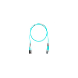 Jumper de Fibra Optica Multimodo 50/125 OM4, LC-SC Duplex, OFNR (Riser), Color Aqua, 5 Metros