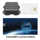 KIT Localizador 4G con carga solar / Semiautónomo / Rastreo de contenedores / Cajas de tráiler / Alarma de sabotaje audible / Incluye Licencia vitalicia VTSCX y SIM de datos SIM500MB2Y