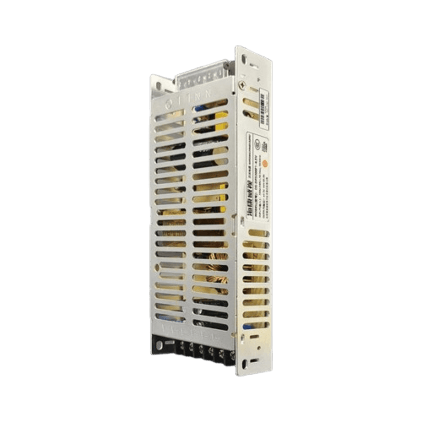 Fuente de Alimentación 5V DC / 40A / 200W / Protección Cortocircuito y Sobrecarga / Rango Temperatura -40°C a 70°C / Eficiencia 87% / Factor Potencia ≥0.48